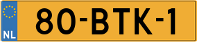 Truck License Plate