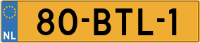 Truck License Plate