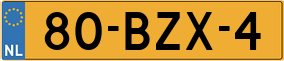 Truck License Plate