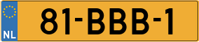 Truck License Plate
