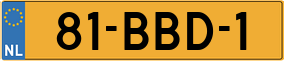 Truck License Plate