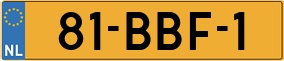 Truck License Plate
