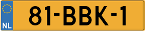 Truck License Plate