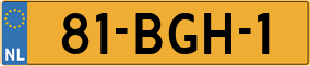 Truck License Plate