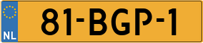 Truck License Plate