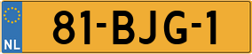 Truck License Plate