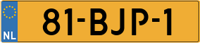 Truck License Plate