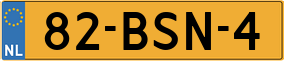 Truck License Plate