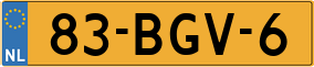Truck License Plate