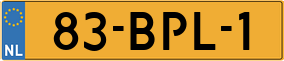 Truck License Plate