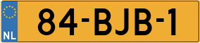 Truck License Plate