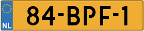 Truck License Plate