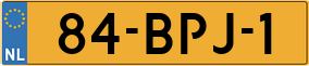 Truck License Plate