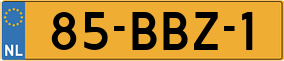 Truck License Plate