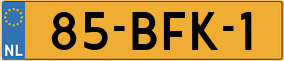 Truck License Plate