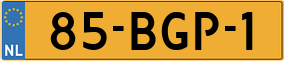 Truck License Plate