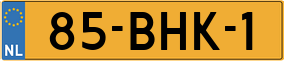 Truck License Plate