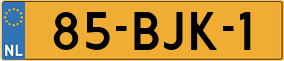 Truck License Plate