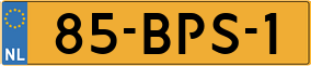 Truck License Plate