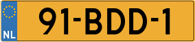 Truck License Plate