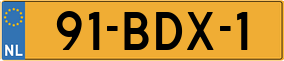 Truck License Plate
