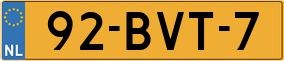 Truck License Plate