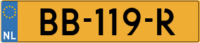 Truck License Plate