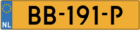 Truck License Plate