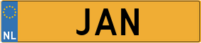 Truck License Plate