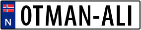 Truck License Plate