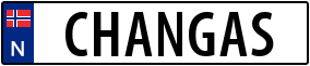 Truck License Plate