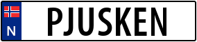 Truck License Plate