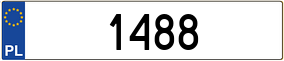 Truck License Plate