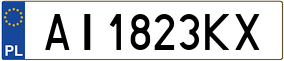 Truck License Plate