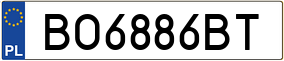 Truck License Plate