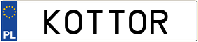 Truck License Plate