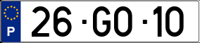 Truck License Plate
