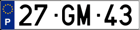 Truck License Plate