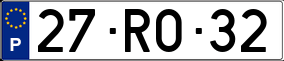 Truck License Plate