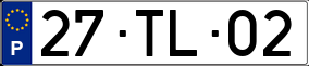 Truck License Plate