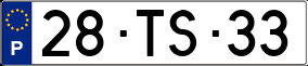 Truck License Plate