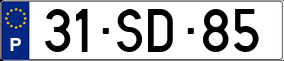 Truck License Plate