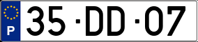 Truck License Plate