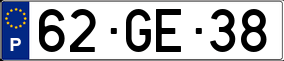 Truck License Plate