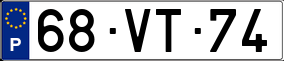 Truck License Plate