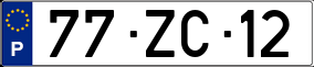Truck License Plate