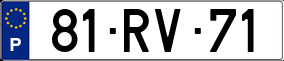 Truck License Plate