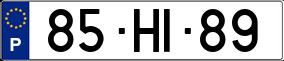 Truck License Plate