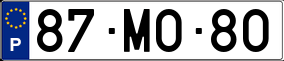 Truck License Plate