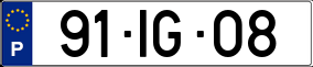 Truck License Plate